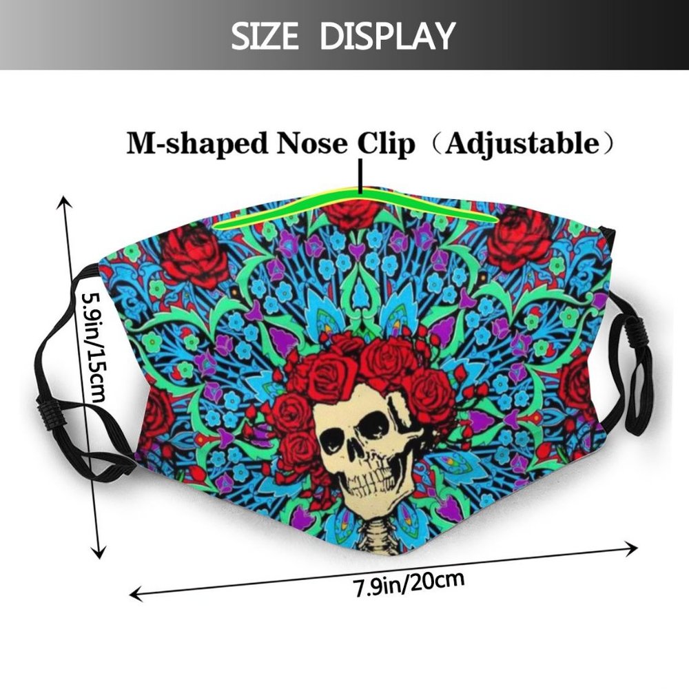 Grateful dead Face Cover Headband Balaclavas - Picture 7 of 7